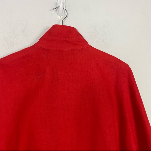 PLANET By Lauren G Linen Signature Shirt OS - Picture 9 of 10